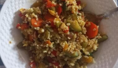 Bulgur with veggies