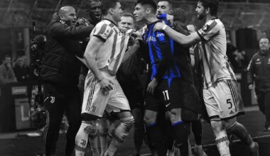 There’s no match that can match the enthusiasm, the passion and the force of Derby d’Italia. (Edit by me)