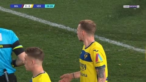 Bologna 1-0 Verona - Giovanni Fabbian 27'