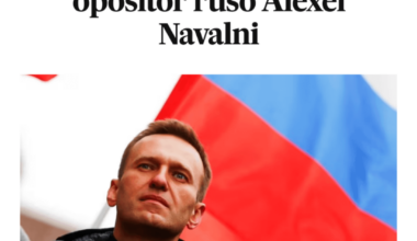 Muere Alexéi Navalni, opositor encarcelado de Putin en Rusia.