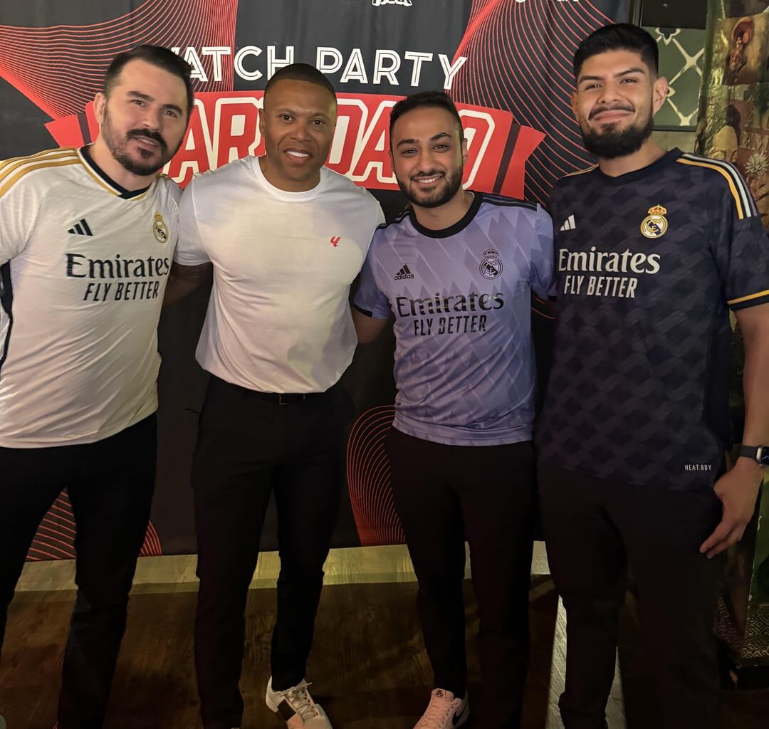 Julio Baptista Joined us today in Chicago with the Peña Madridista