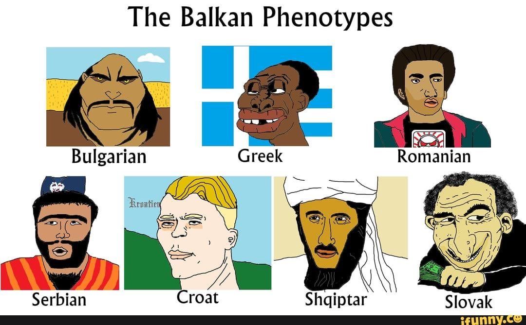 The Balkan Phenotypes. Why they think we look like the villan from Mulan?