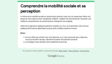 [ SONDAGE ! ] La mobilité sociale est-elle mal comprise ?