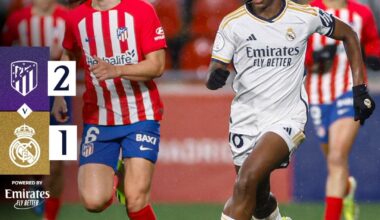 Atlético de Madrid Femenino 2-1 Real Madrid Femenino | 37’ Ludmila, 54’ Eva Navarro; 47’ Linda Caicedo | Copa de la Reina Quarter final