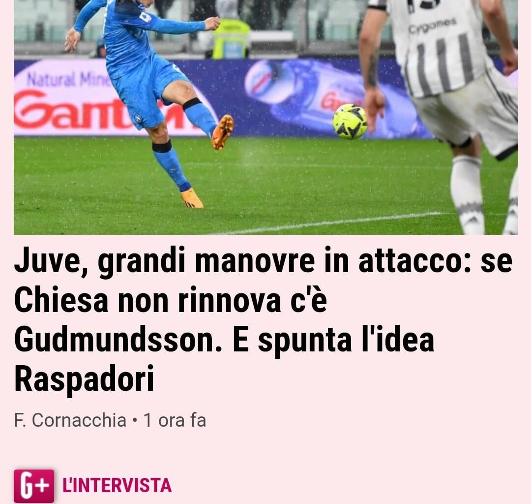 I know it's GdS so I shouldn't care, but please... tell me it's just my browser cookies or something, how on earth this is their homepage right now, just 10h after us going +12 with a 4-0 W against Atalanta