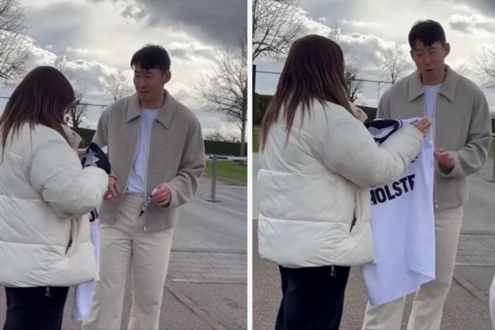 ‘I might ruin it’: Son Heung-min’s adorable reason for refusing to sign Korean fan’s shirt