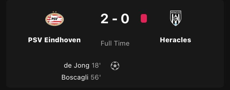 Inefficient PSV gets business-victory against 10 men of Heracles: 2-0