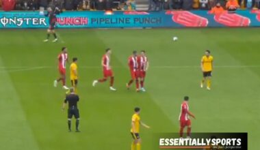 VIDEO: Sheffield United Duo Exchange Punches During Premier League Game vs Wolves