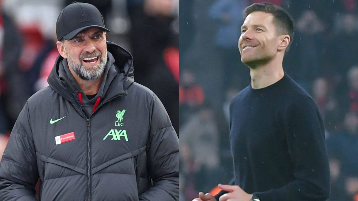 Klopp adelt Alonso: "Xabi macht einen unglaublichen Job. Wenn Sie mich vor acht Wochen gefragt hätten, hätte ich gesagt: 'Oh mein Gott'. Die Dinosaurier, wenn Sie so wollen - Ancelotti, Mourinho, Guardiola, vielleicht ich - wir werden es nicht mehr 20 Jahre lang machen. Okay, vielleicht Mourinho."