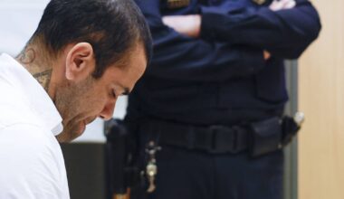Dani Alves, condenado a cuatro años y medio de prisión por violación