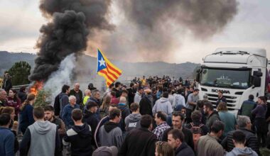Spanish Farmers Join EU Protests