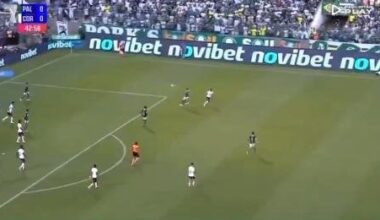 Endrick scores for Palmeiras against Corinthias