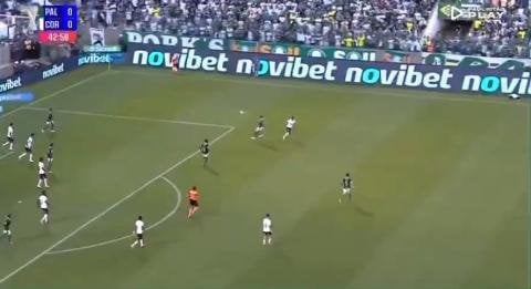 Endrick scores for Palmeiras against Corinthias