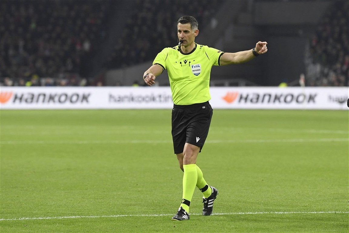 Referee Tasos Sidiropoulos, who previously refereed Ajax in infamous game against Getafe, wil referee Ajax away game against FK Bodø/Glimt