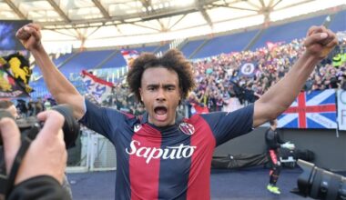 7 Dutch players (Dumfries, Noslin, Koopmeiners, Bakker, El Azzouzi, Huijsen and Zirkzee) scored a goal in Serie A last game week.