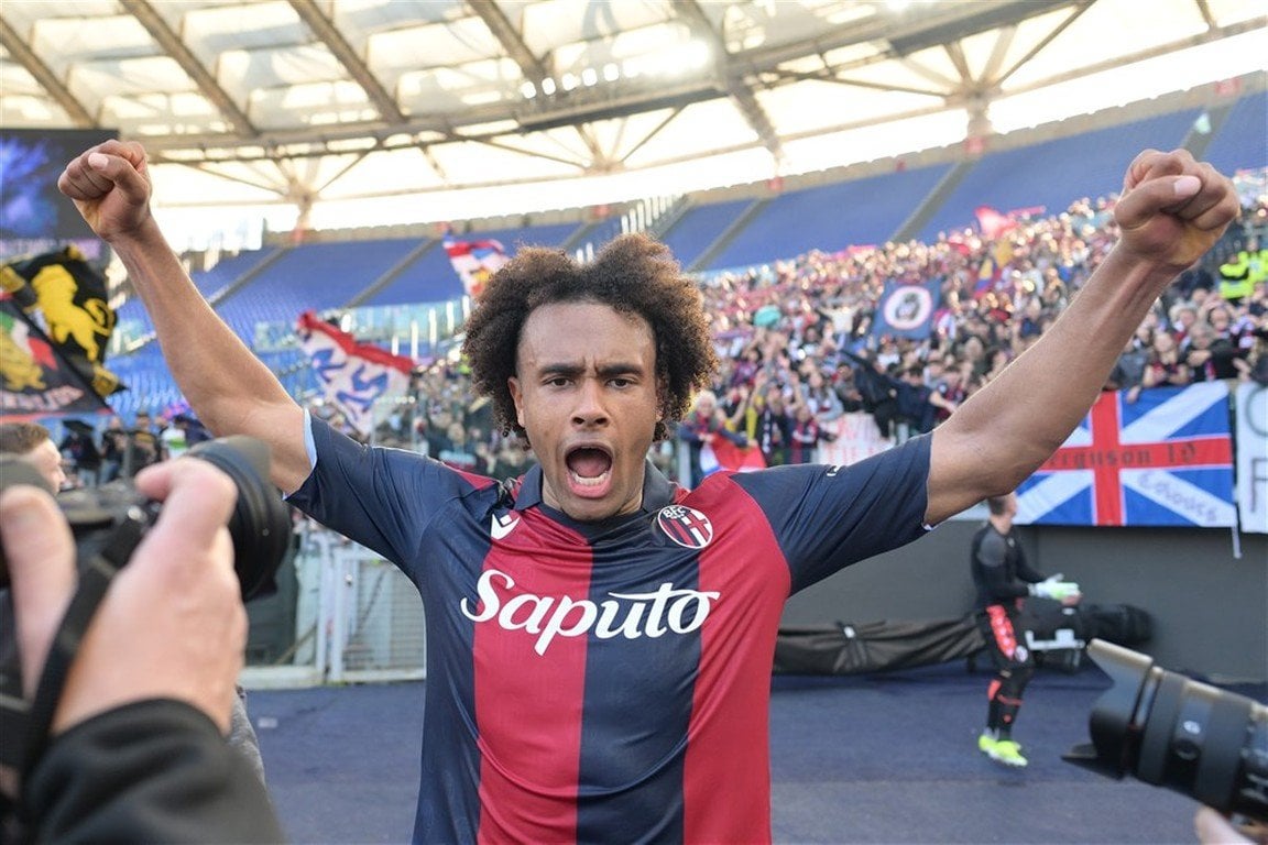 7 Dutch players (Dumfries, Noslin, Koopmeiners, Bakker, El Azzouzi, Huijsen and Zirkzee) scored a goal in Serie A last game week.