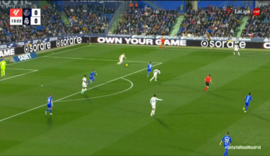 Getafe 0-[1] Real Madrid: Joselu 14' (Lucas Vazquez assist)