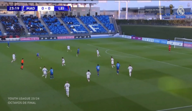 Real Madrid Juvenil A [1]-0 RB Leipzig U19 - Gonzalo García 24'