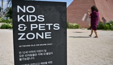 En Corée du Sud, les « no kids zones » fleurissent dans les cafés et les restaurants