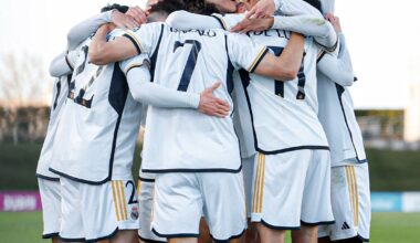 [@lafabricacrm] After beating Leipzig 2-0, Real Madrid Juvenil A have qualified for the UEFA Youth League Quarter Finals, where they will face AC Milan