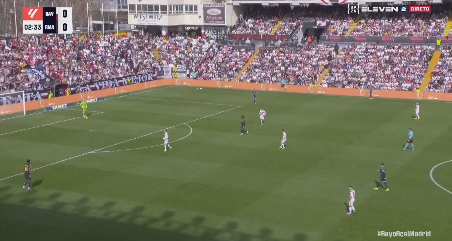 Rayo Vallecano 0-[1] Real Madrid: Joselu 3' (Fede Valverde assist)