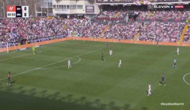 Rayo Vallecano 0-[1] Real Madrid: Joselu 3' (Fede Valverde assist)