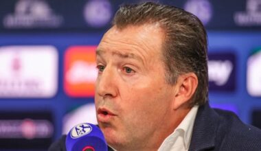 Schalke Sportdirektor Marc Wilmots auf die Frage, wie dramatisch die Situation ist: „Wir sind noch immer drei Punkte vor den Abstiegsplätzen.  Das ist noch nicht dramatisch aber wir müssen wach bleiben.“