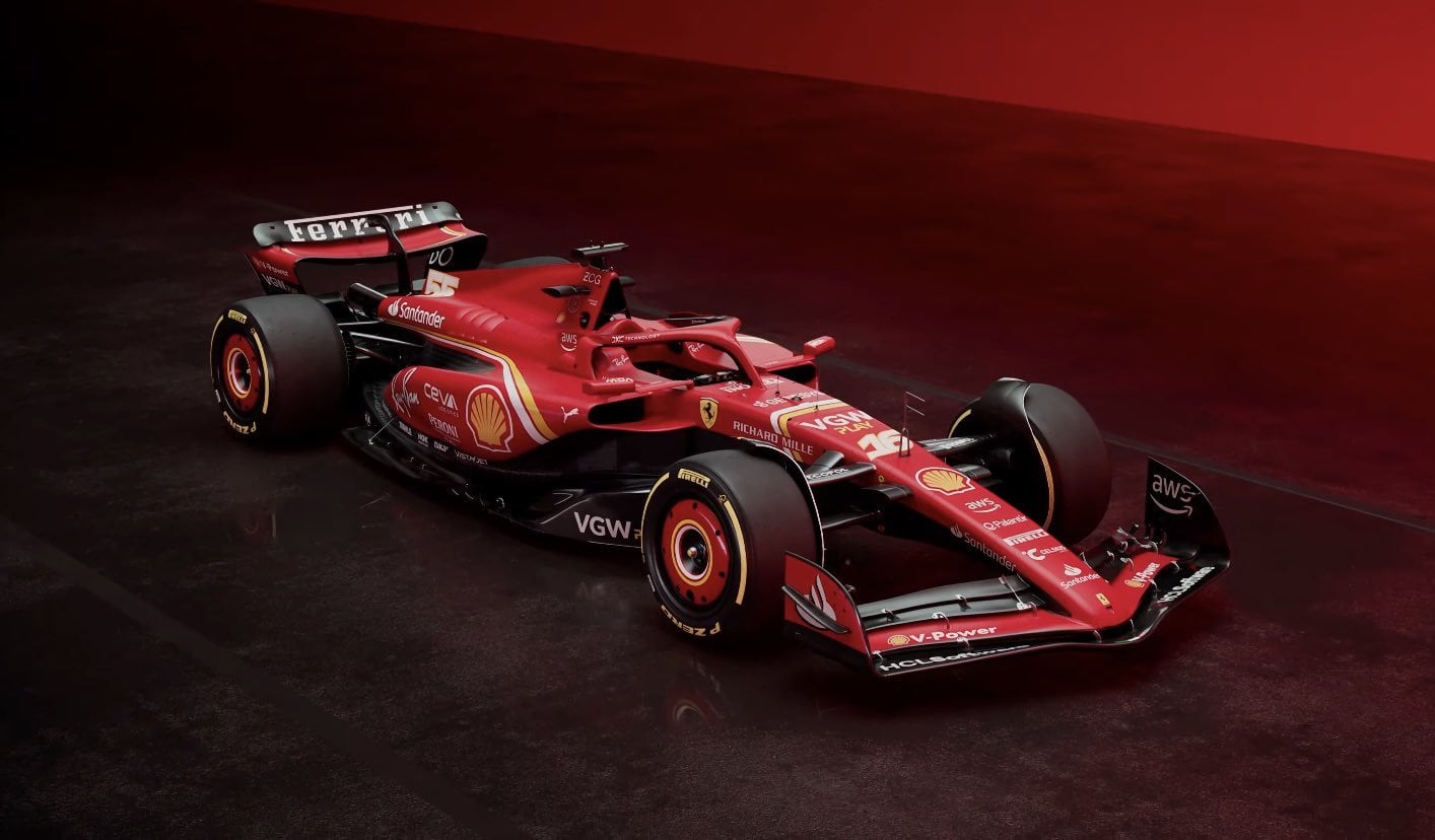 Presentata la Ferrari SF-24: livrea nuova per una monoposto nuova al 95%