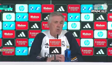 Carlo Ancelotti on Girona putting a banner in Madrid that said 'when CV is not everything': "I think they have money because renting such a space in Madrid is not cheap."