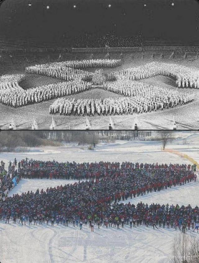 1936 Berlin Olympics VS 2024 Moscow Ski Competition