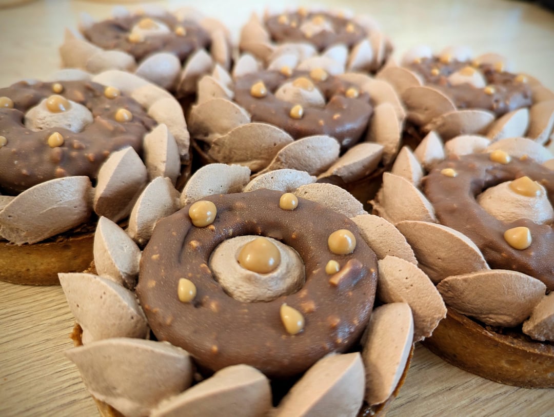Tartelette Choco'vanille