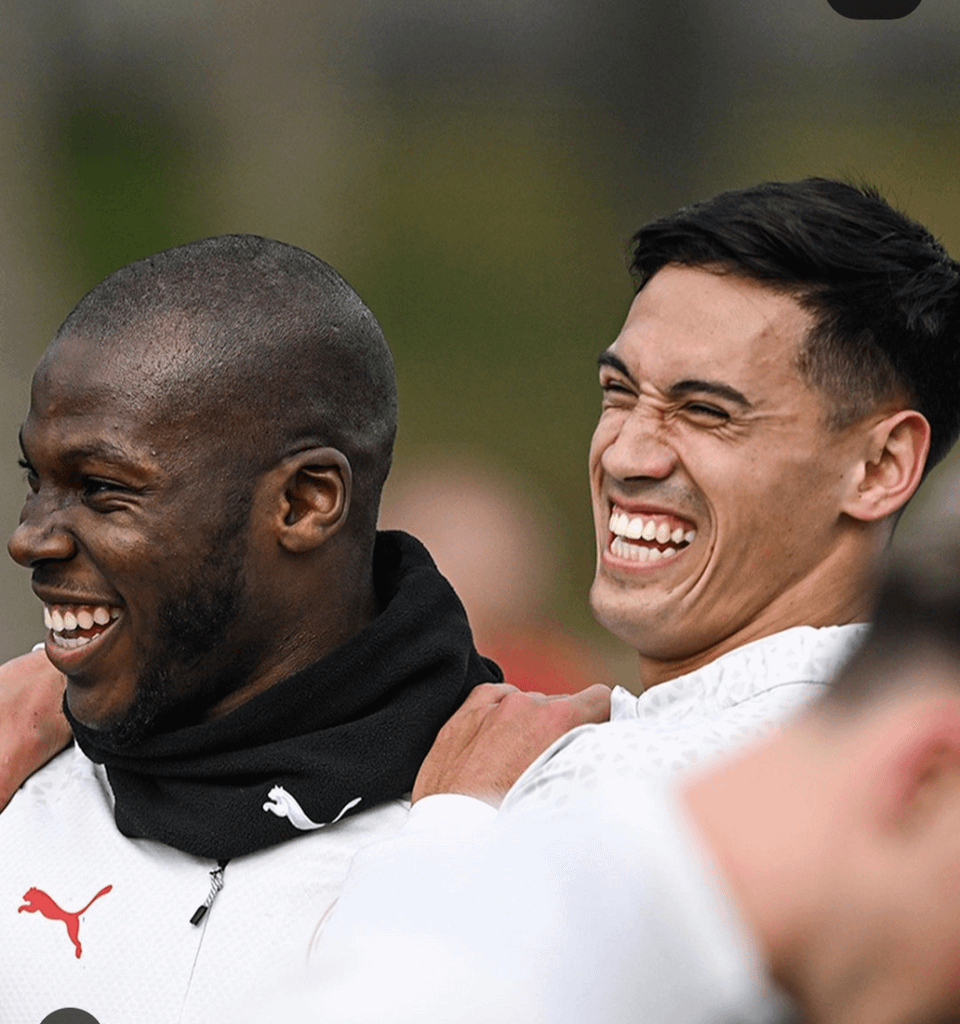 Going to tell my grandkids this picture was of Seedorf and Pirlo