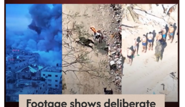 [Siège de Tel Al-Zaatar, Gaza] Al-Jazeera révèle des nouvelles images filmées par un drone Israëlien, montrant le ciblage délibéré des civils, après l'assaut des deux hôpitaux de la région