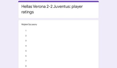 Juventus Hellas Verona: Player Ratings