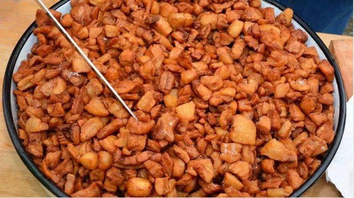 Romanian pork candy