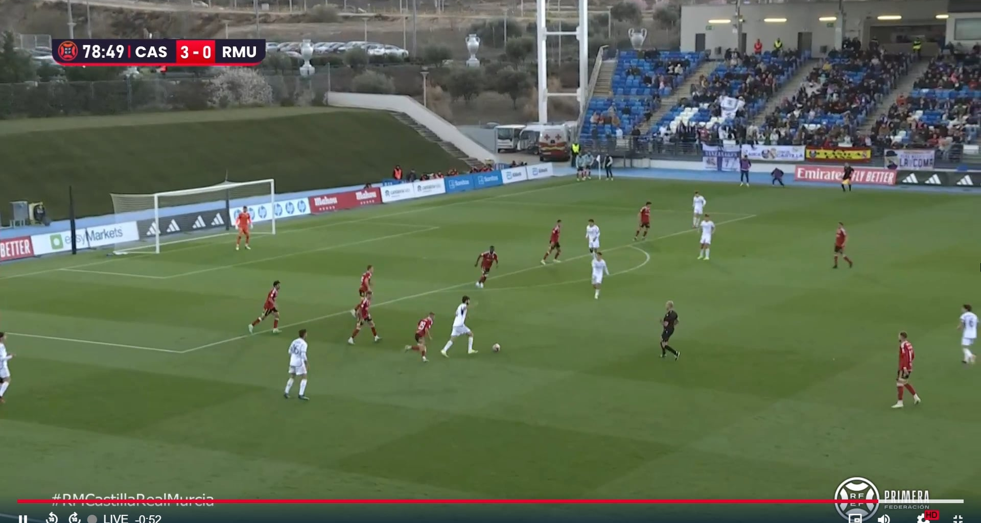 Real Madrid Castilla [4]-0 Real Murcia - Gonzalo García 80'