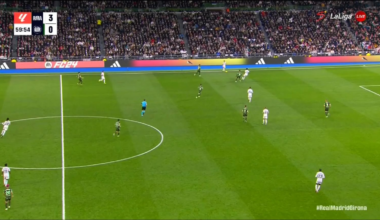 Real Madrid [4]-0 Girona: Rodrygo 61' (Vinícius Júnior assist)