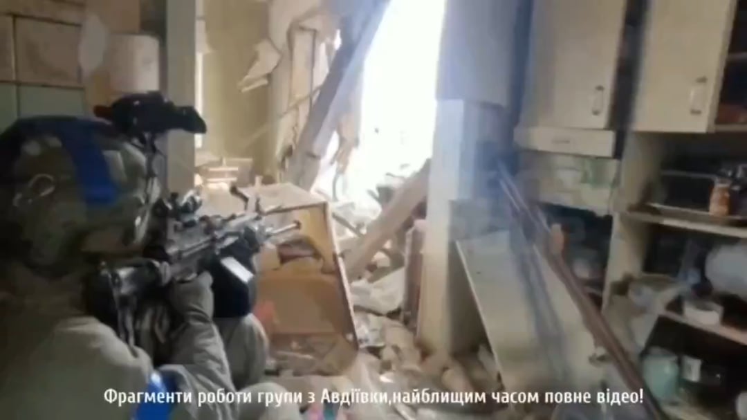 Uaf defending avdiivka. Norwegian black hornet micro drone seen.