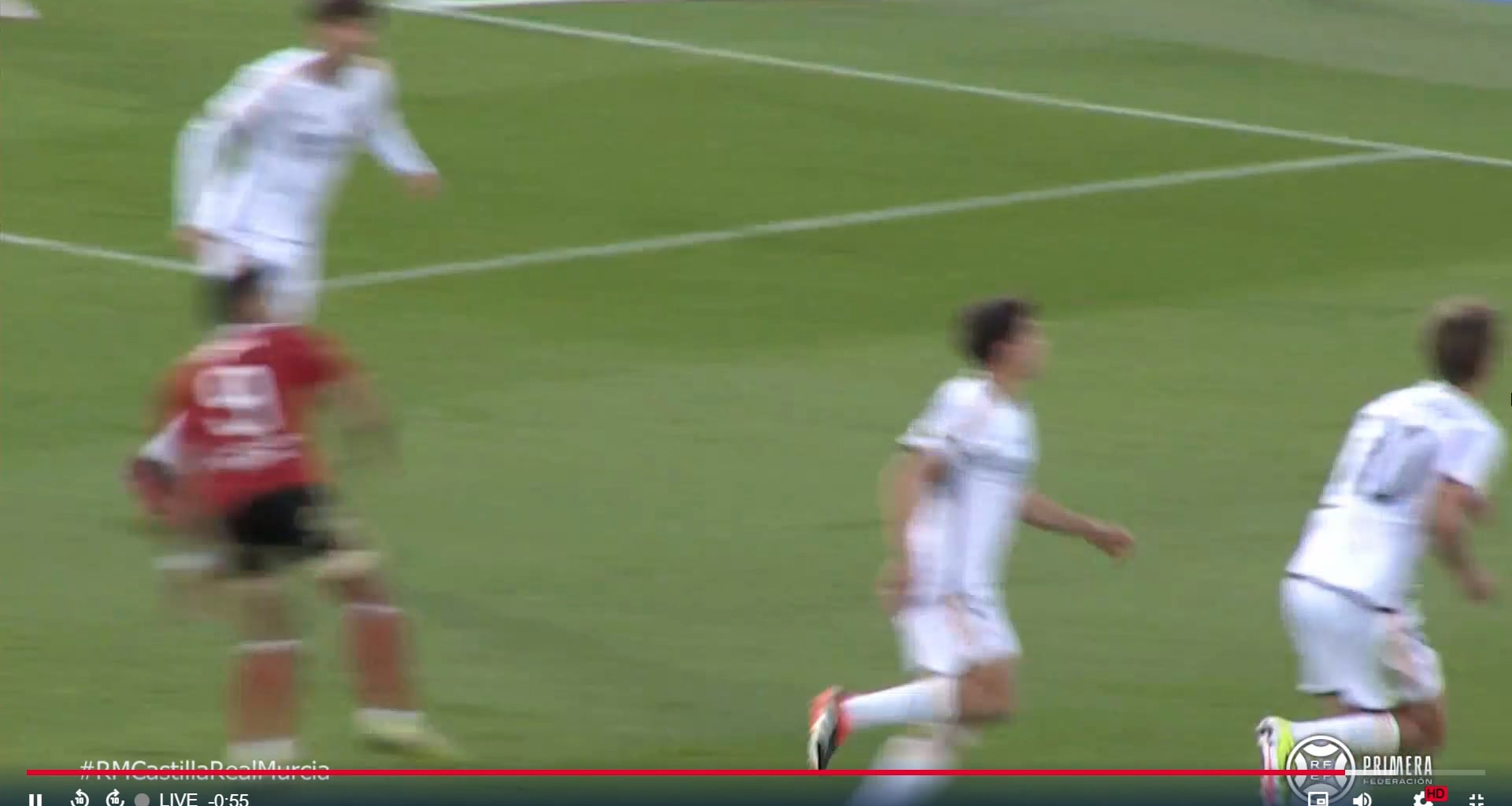 Real Madrid Castilla [5]-1 Real Murcia - Álvaro Rodríguez 89'