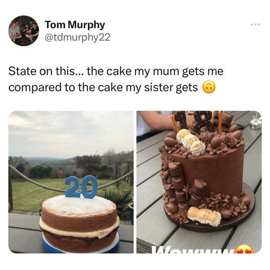 Youngest favouritism is so real 😂