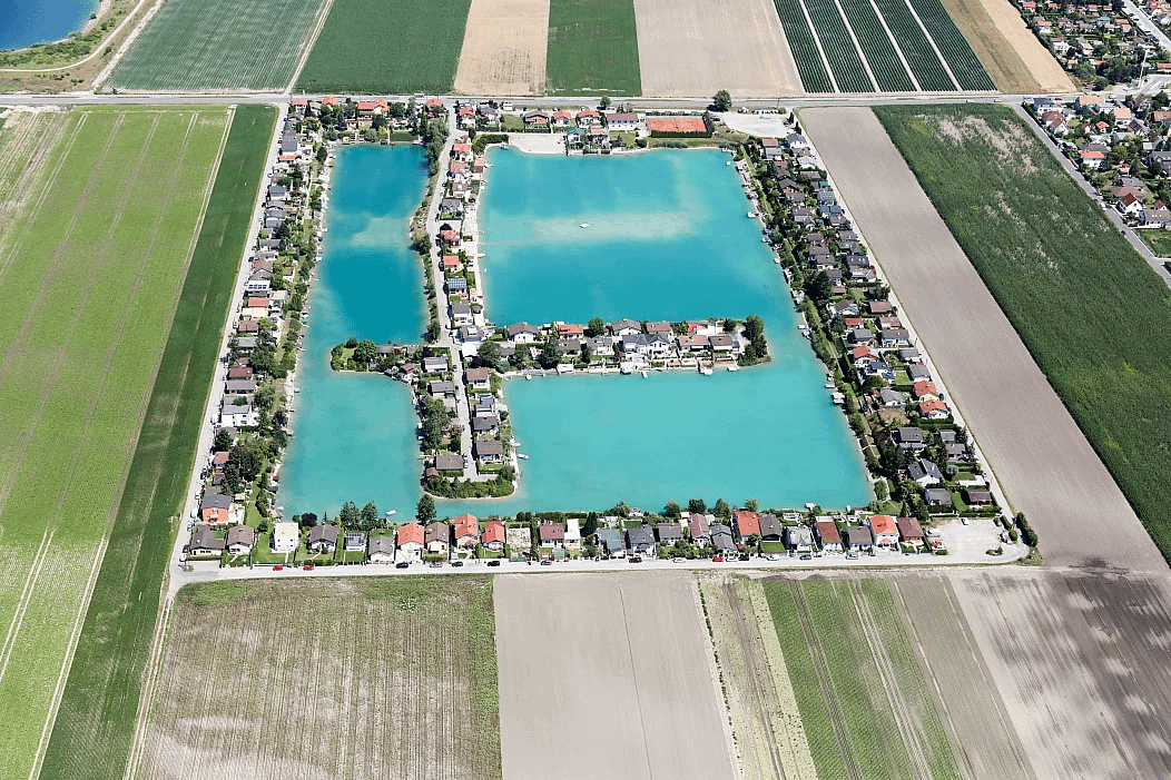 Interesting neighborhood in Vienna, Austria