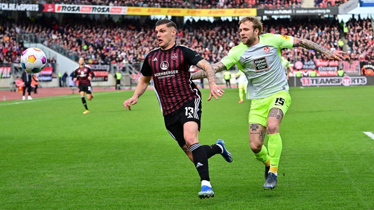 [2. Bundesliga] Remis beim Funkel-Debüt: Energische Lauterer nehmen Punkt aus Nürnberg mit