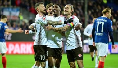 [2. Bundesliga | 23. Spieltag] Sieben Tore im Holstein-Stadion: St. Pauli gewinnt Spitzenspiel in Kiel