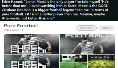 The "pure football" bro is talking about: