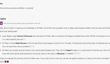 PSA: Never rely on Microsoft Copilot for AcMilan news...