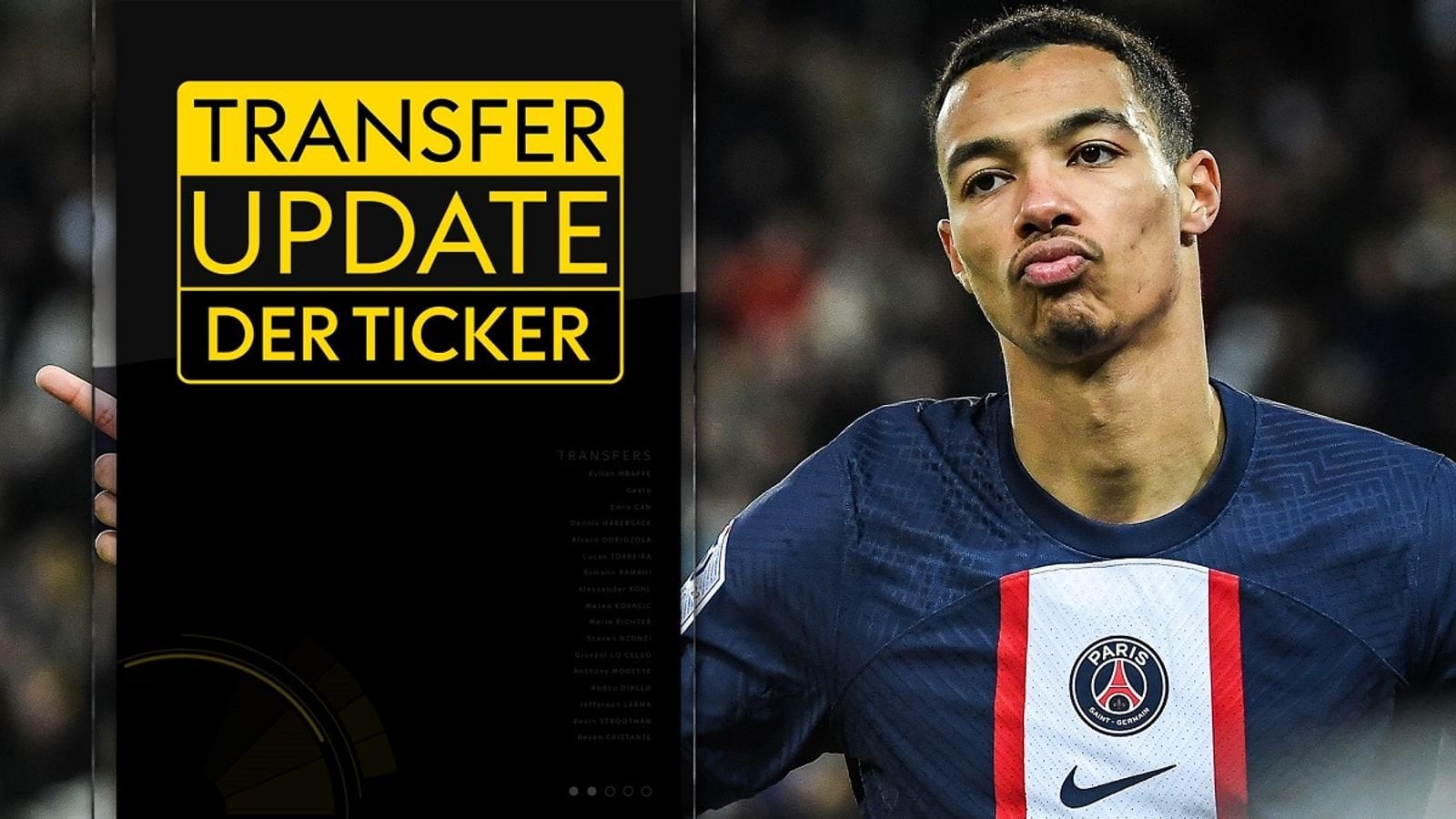 Sky Info: Eintracht einigt sich mit PSG über Leihe von Stürmer Hugo Ekitiké - Gesamtpaket aus Leihgebühr, Kaufoption und Boni beträgt 30 Mio. €
