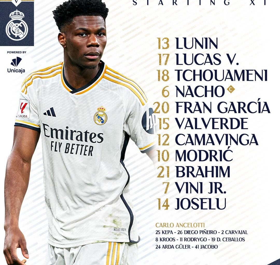 📋✅ Our Starting 𝗫𝗜 🆚 Rayo Vallecano