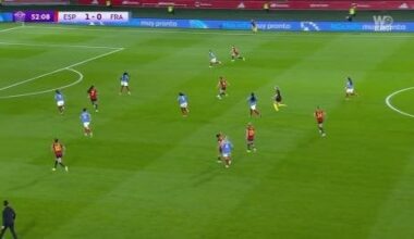 Athenea assists Mariona in Spain second goal against France (Women's Nations League Final)