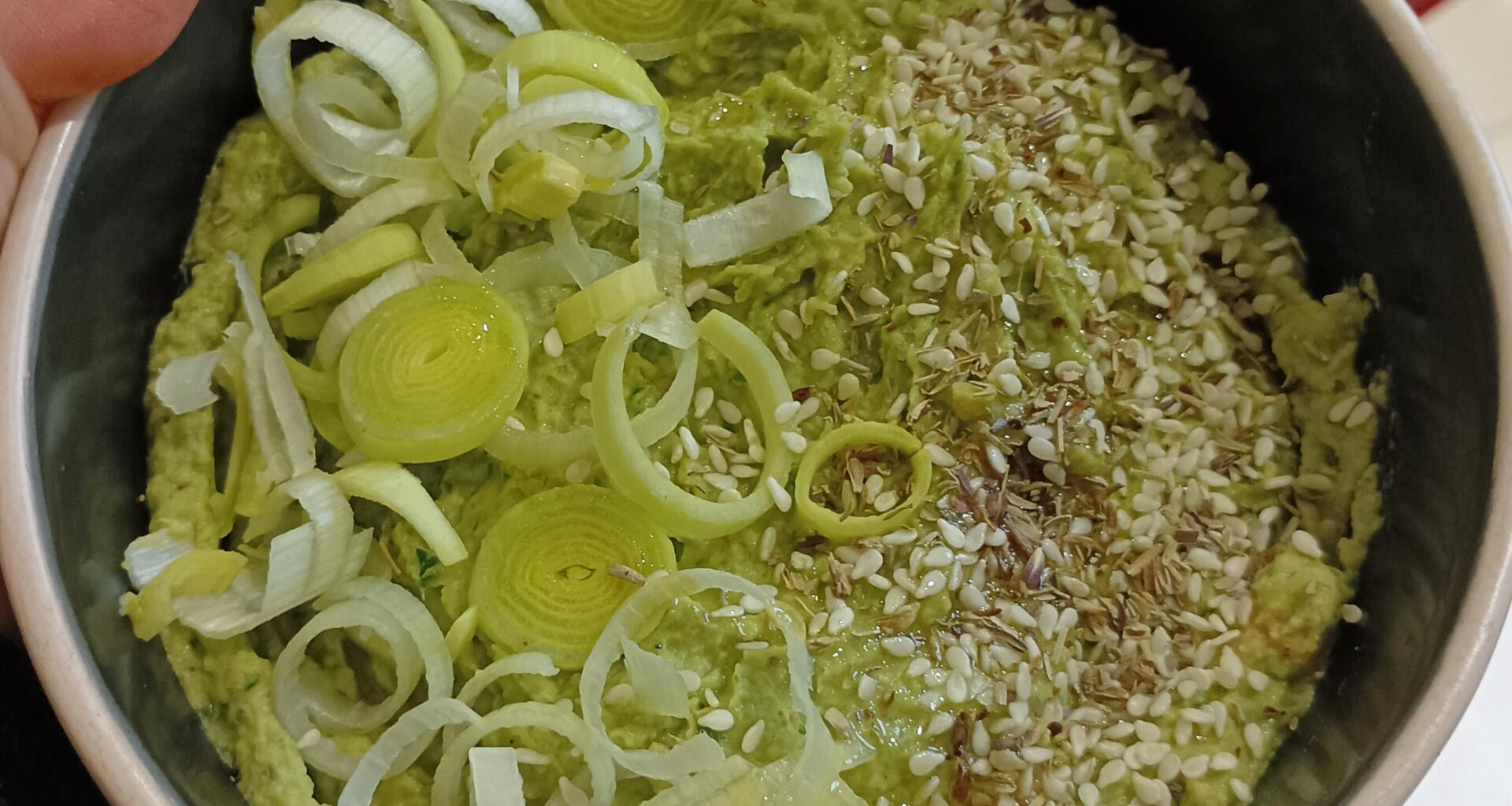 Houmous vert ! (et délicieux)