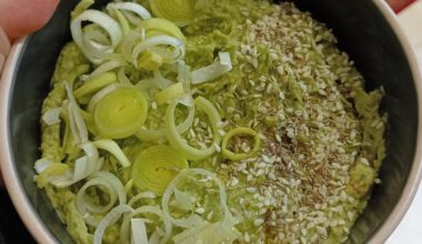 Houmous vert ! (et délicieux)